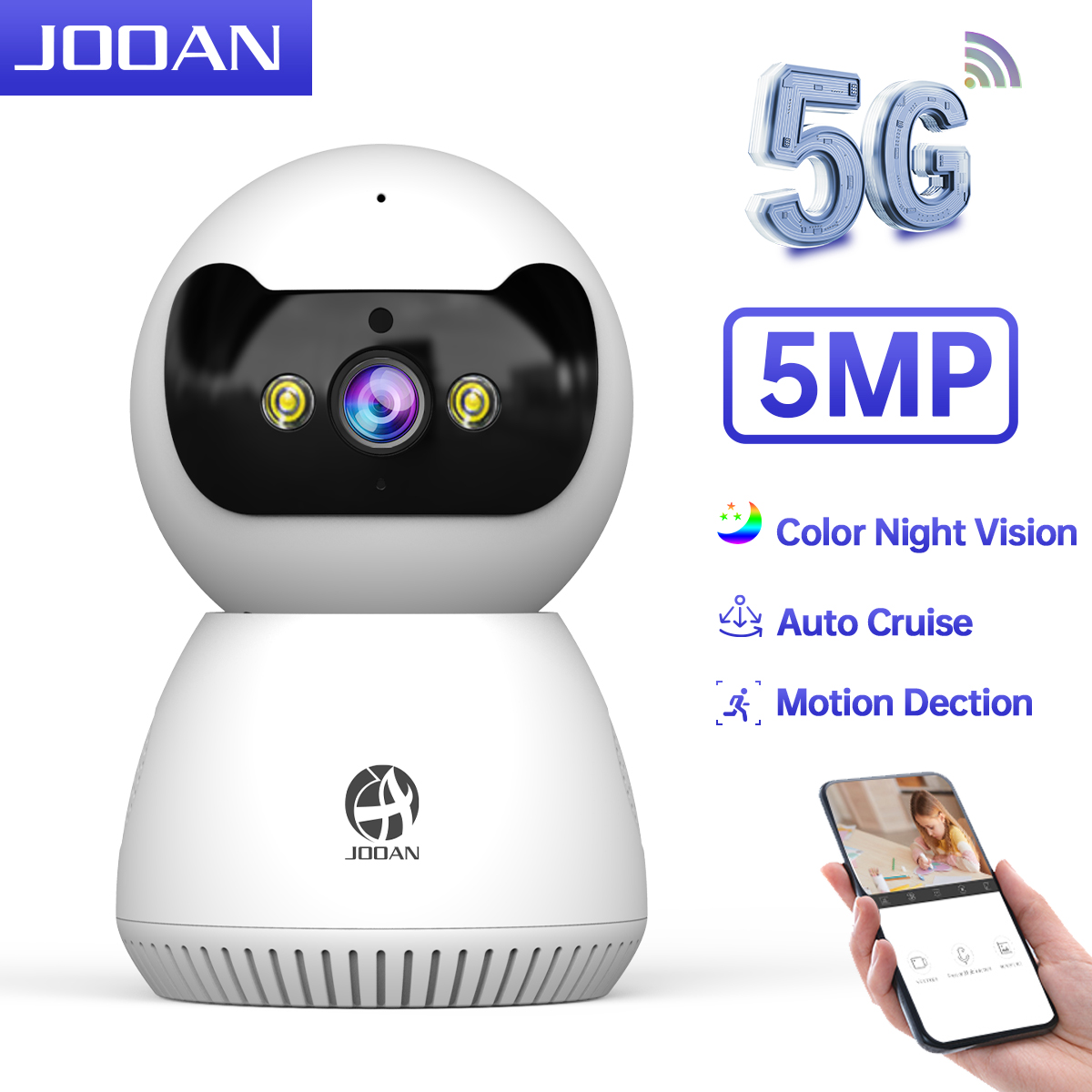 JOOAN 5MP 3MP IP Camera 5G WiF - Eufy Camera E220 ulasan dan harga
