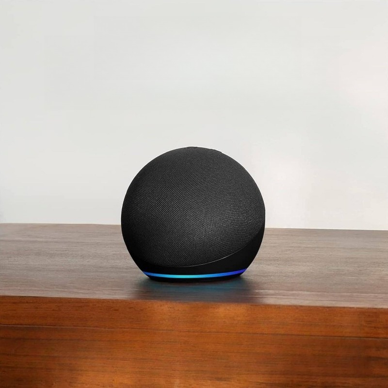 Smart Speaker with Clock Displ - Amazon Speaker Echo Pop ulasan dan harga