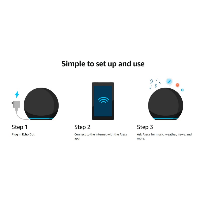 Smart Speaker with Clock Displ - Amazon Speaker Echo Pop ulasan dan harga
